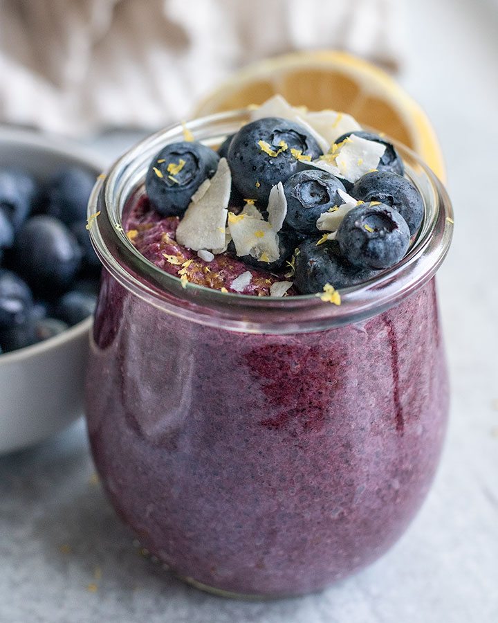 Easy Blueberry Chia Pudding
