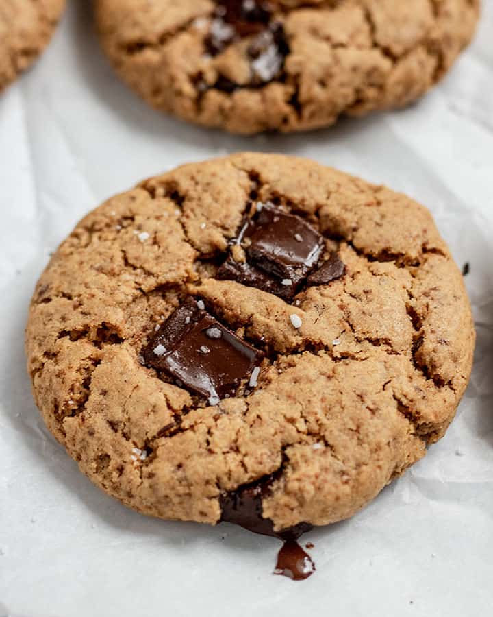 Vegan Chocolate Chip Tahini Cookies