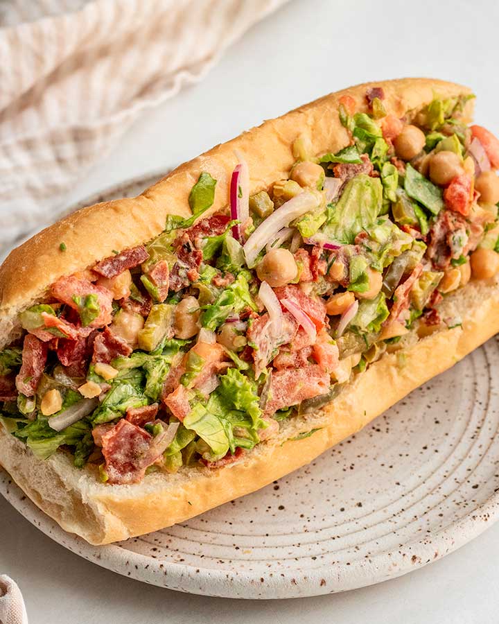 Chopped Veggie Sandwich