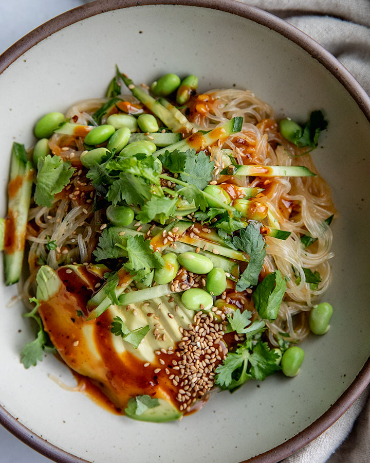 Cold Sesame Miso Noodles