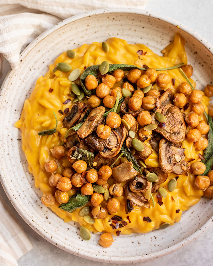 Creamy Butternut Squash Orzo