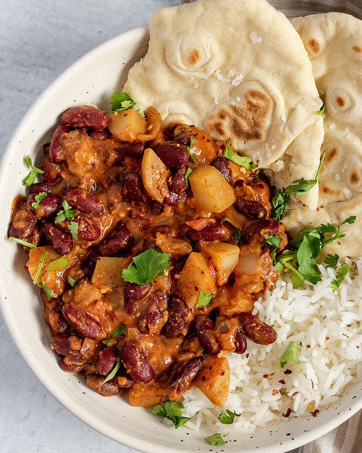 Curried Red Bean Skillet