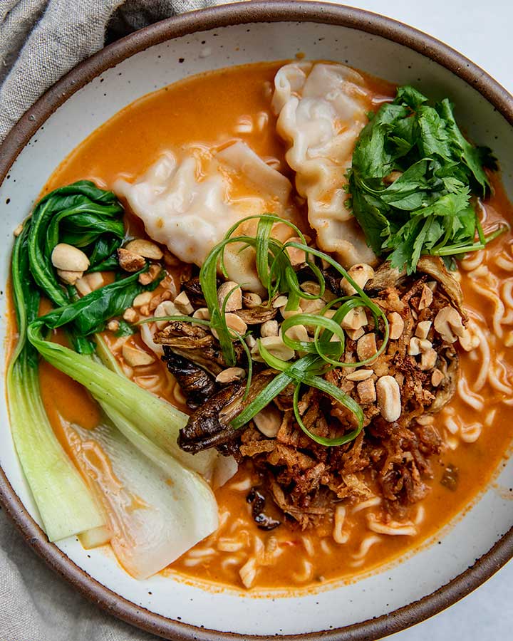 Gochujang Peanut Noodle Soup