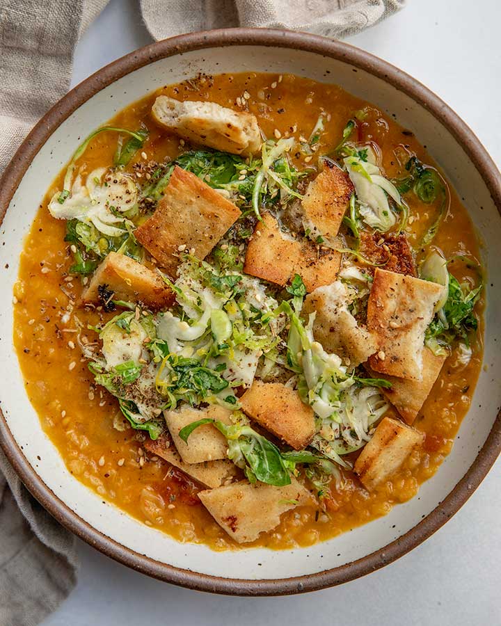 Honeynut Squash Red Lentil Soup