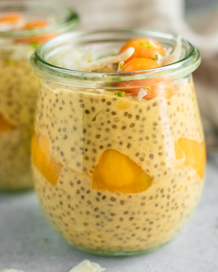 Mango Lime Chia Pudding