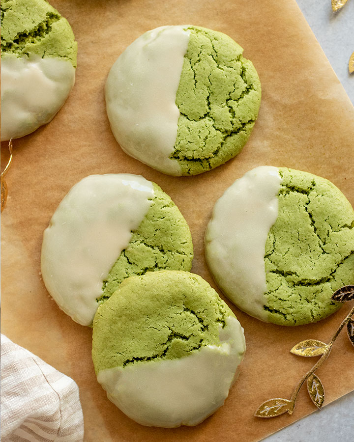 Matcha Sugar Cookies