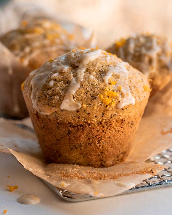Vegan Orange Poppy Seed Muffins