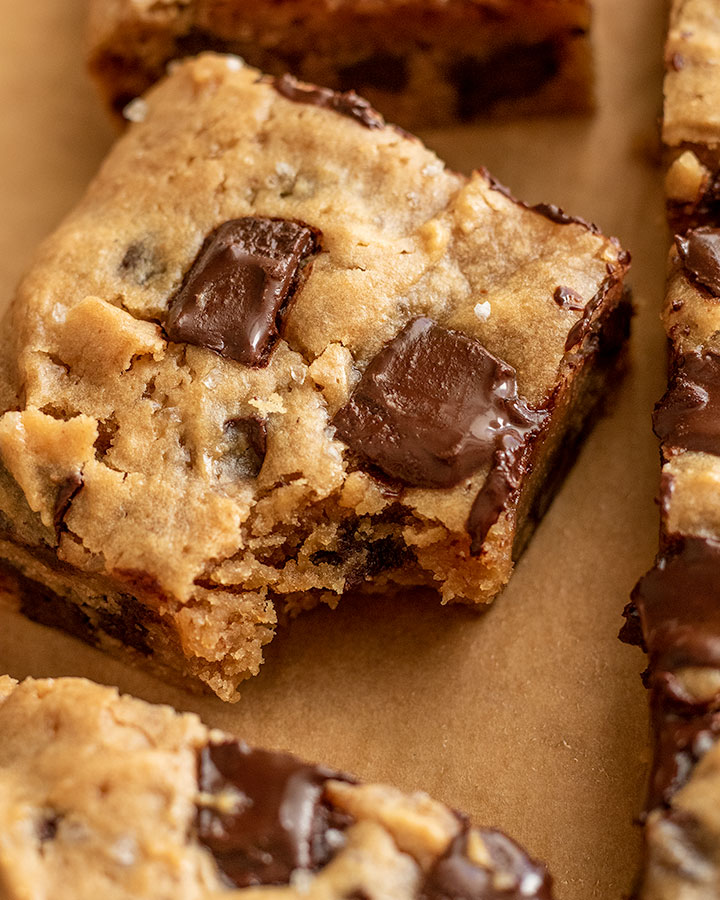 Vegan Peanut Butter Blondies