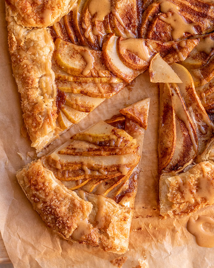 Puff Pastry Pear Galette (Accidentally Vegan)