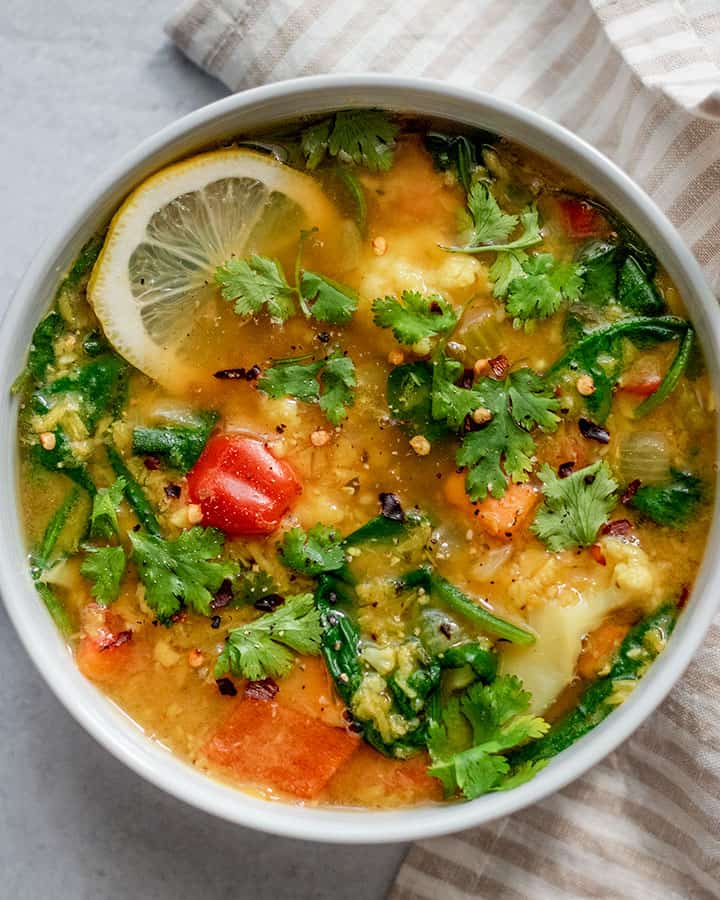 Sweet Potato Red Lentil Soup