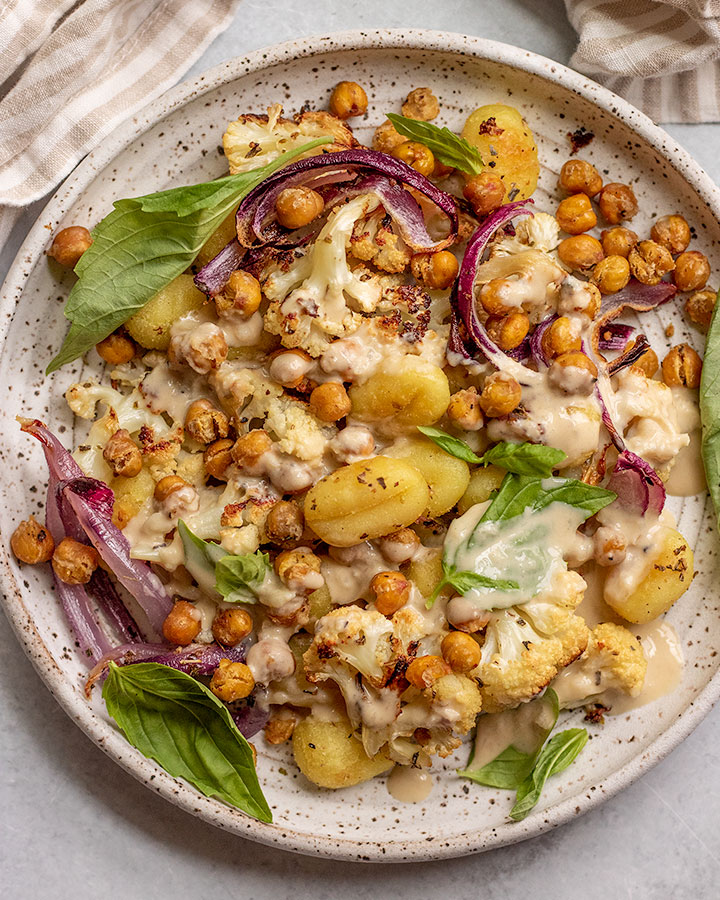 Roasted Gnocchi with Caramelized Cauliflower