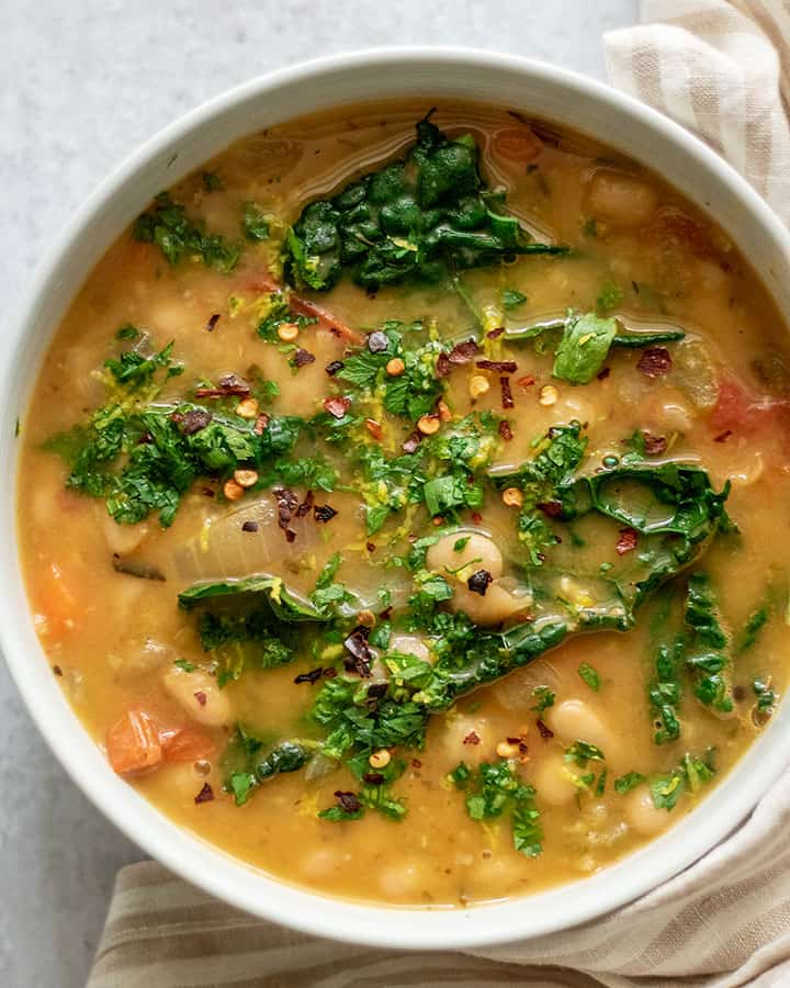 Roasted Tomato and White Bean Soup