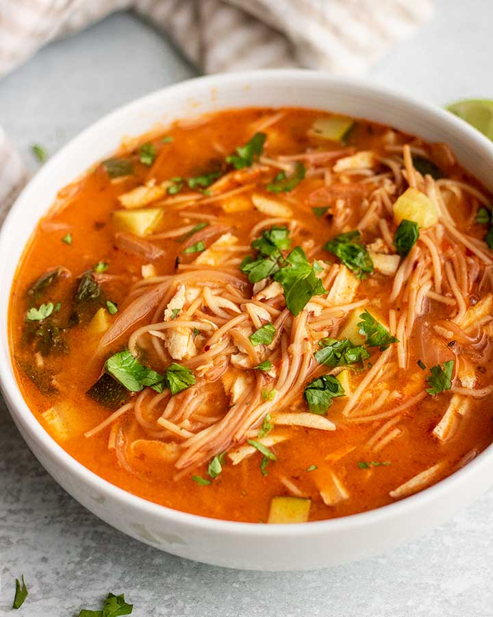 Shredded Tofu Noodle Soup
