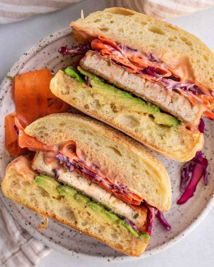 Teriyaki Tofu Sandwich