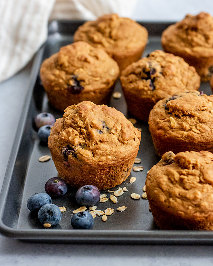 Vegan Lemon Blueberry Muffins
