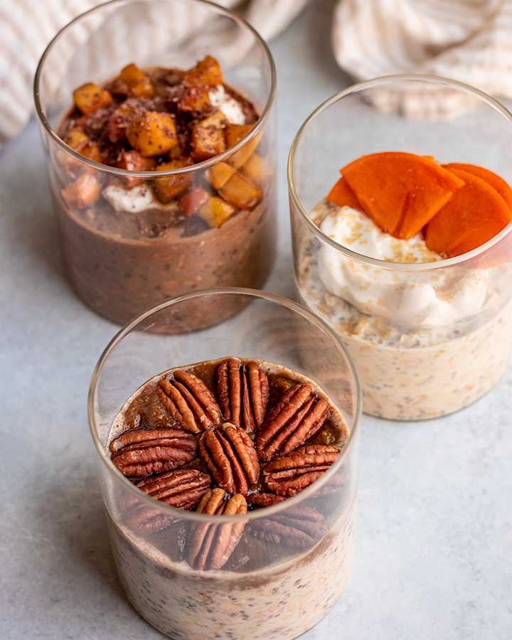 Vegan Overnight Oats 3 Ways